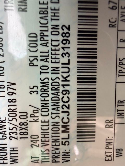 2019 Lincoln MKC Select