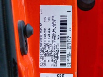 2022 Toyota Tundra Hybrid TRD Pro