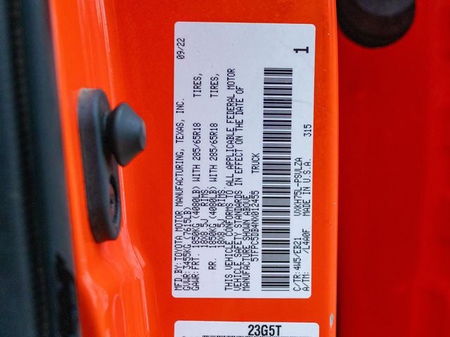 2022 Toyota Tundra Hybrid TRD Pro