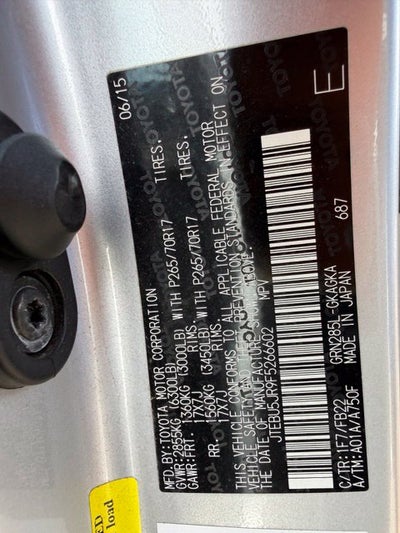2015 Toyota 4Runner SR5