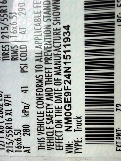 2022 Ford Transit Connect XLT 6 Passenger