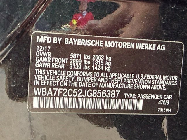 2018 BMW 7 Series ALPINA B7 xDrive