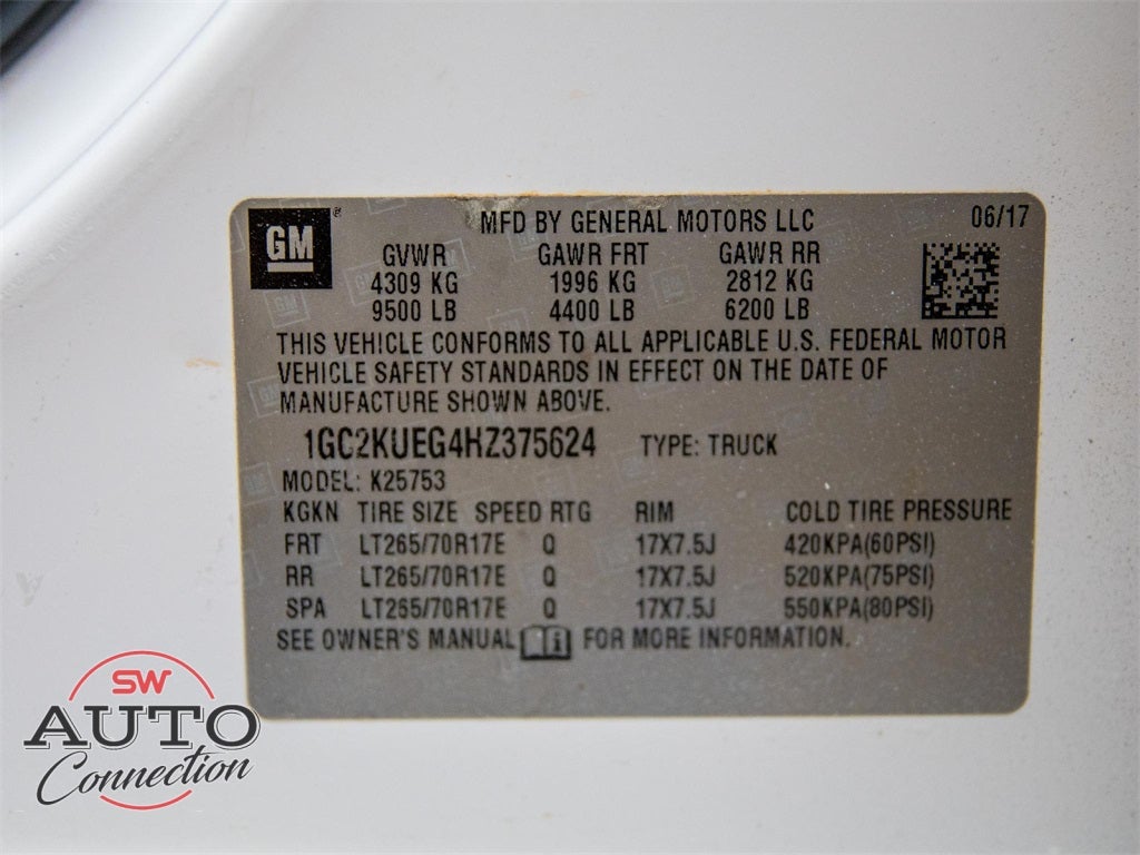 2017 Chevrolet Silverado 2500HD Work Truck