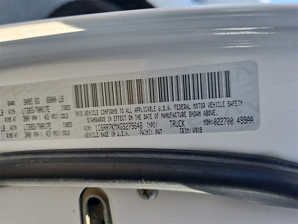 2016 RAM 1500 Tradesman