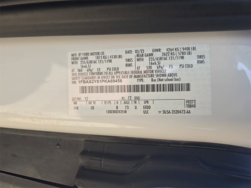 2023 Ford Transit-350 XLT 15 Passenger