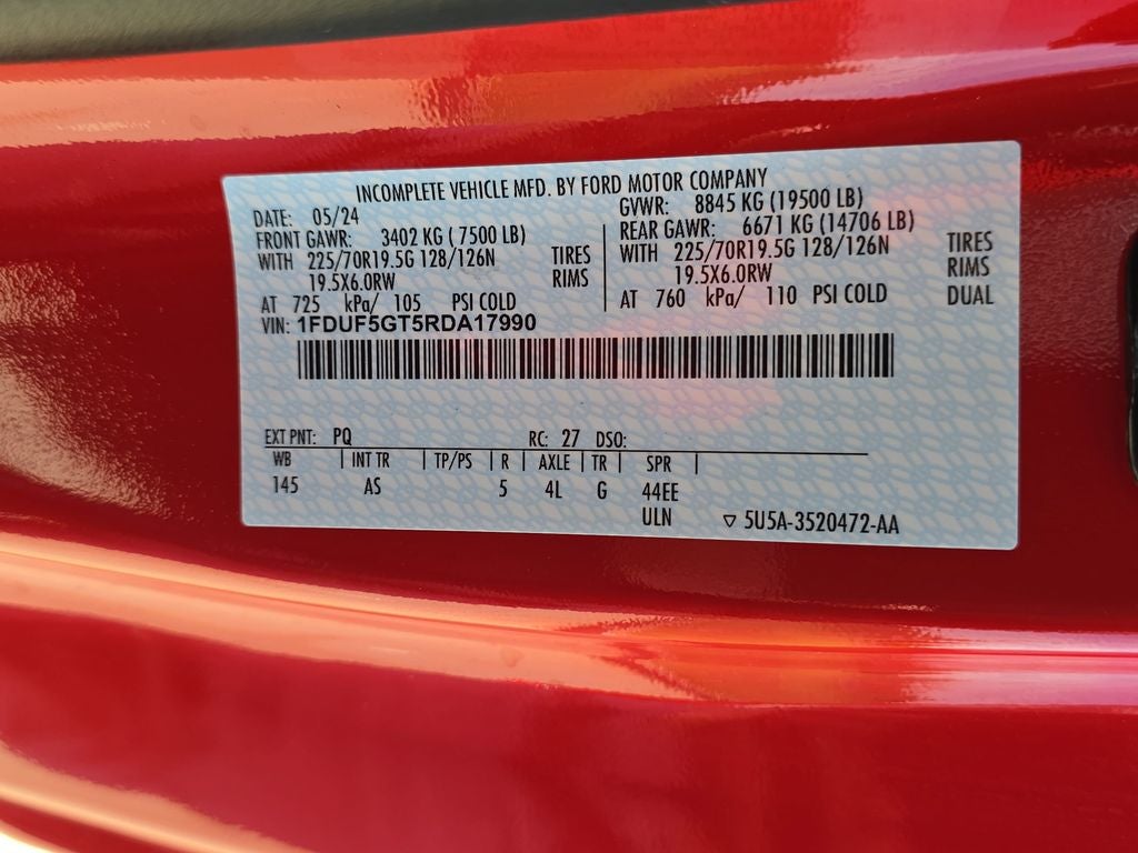2024 Ford F-550SD XL W/ Dump Bed DRW