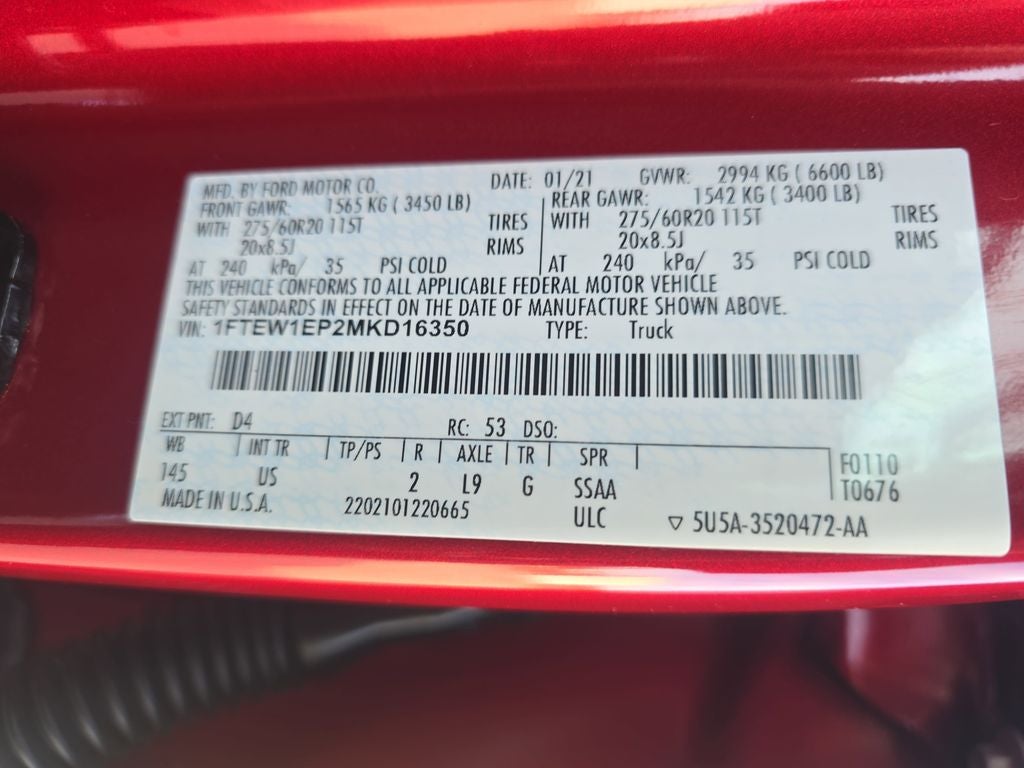 2021 Ford F-150 XLT