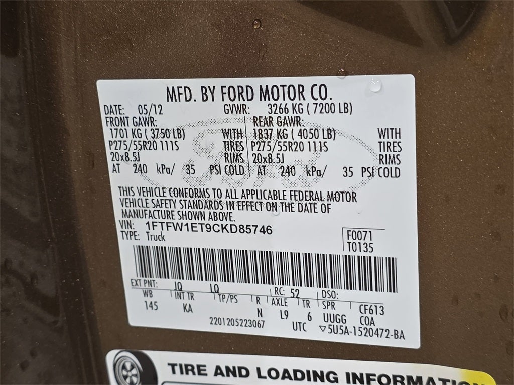 2012 Ford F-150 King Ranch