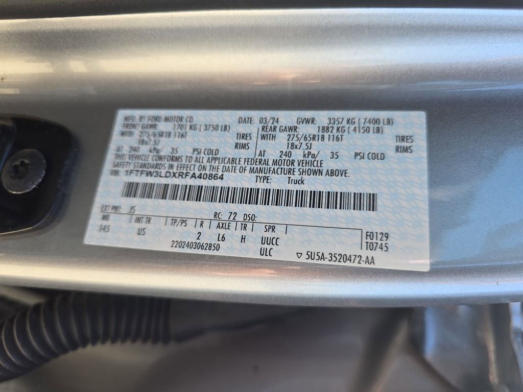 2024 Ford F-150 XLT 3.5 full hybrid 1owner