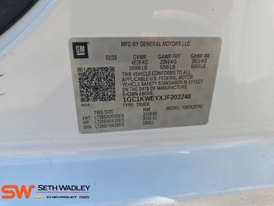 2018 Chevrolet Silverado 2500HD LTZ