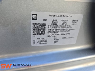 2025 Chevrolet Silverado 2500HD LT