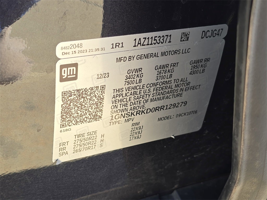 2024 Chevrolet Tahoe RST