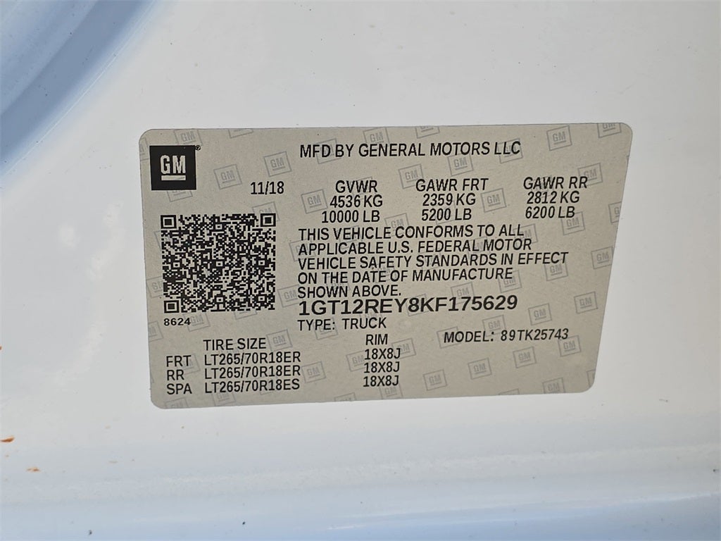 2019 GMC Sierra 2500HD SLT