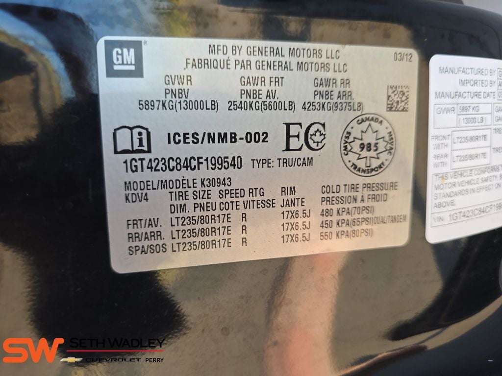 2012 GMC Sierra 3500HD SLE