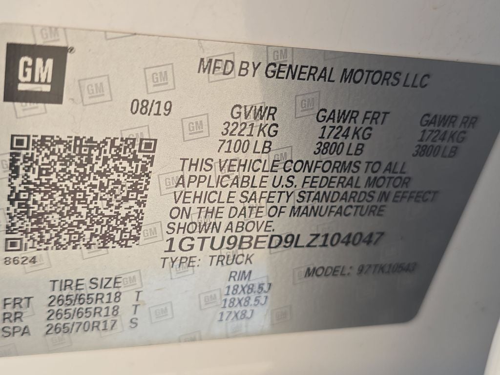 2020 GMC Sierra 1500 SLE