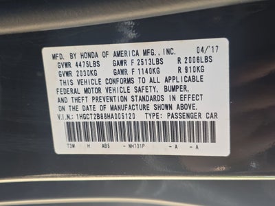 2017 Honda Accord EX-L