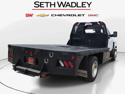 2019 Chevrolet Silverado 4500HD WT w/Flatbed wth wheel