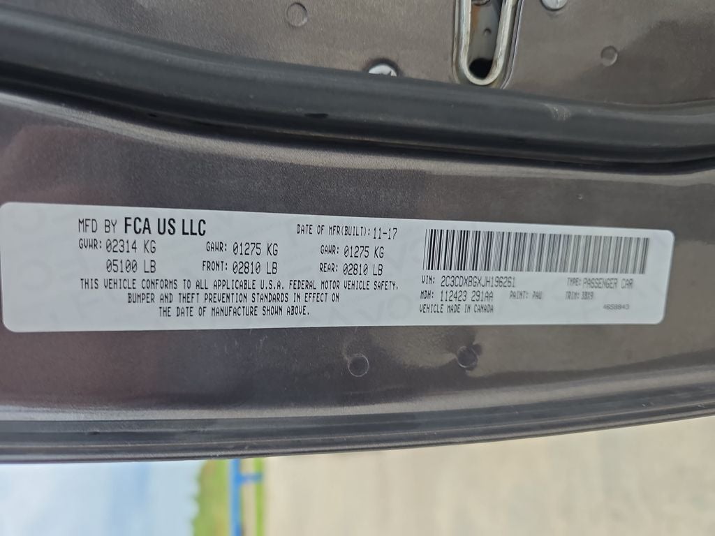 2018 Dodge Charger SXT