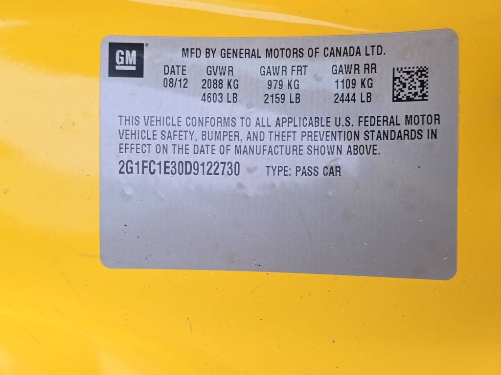 2013 Chevrolet Camaro 2LT 2LT