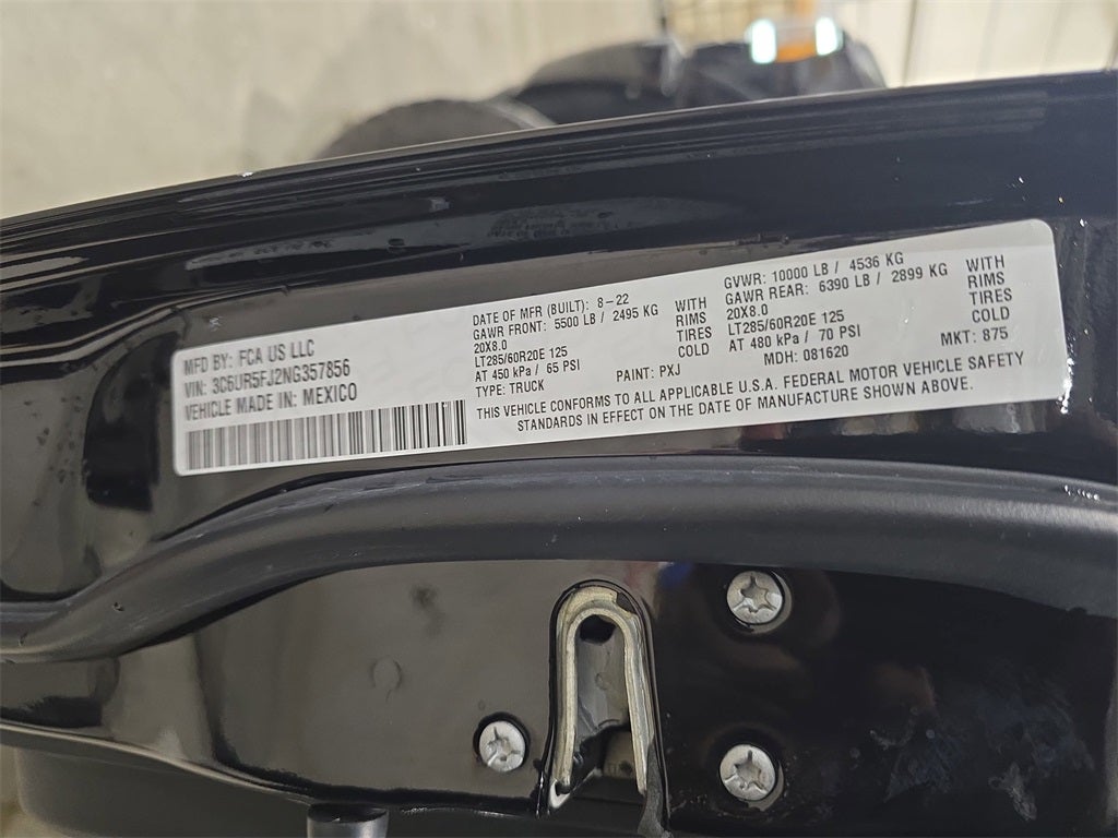 2022 RAM 2500 Laramie Night Edition Towing tech pac