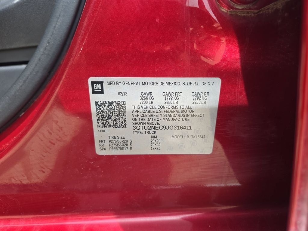 2018 GMC Sierra 1500 SLT