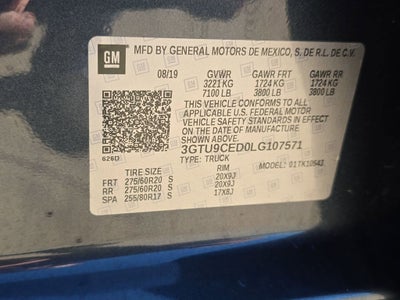 2020 GMC Sierra 1500 Elevation