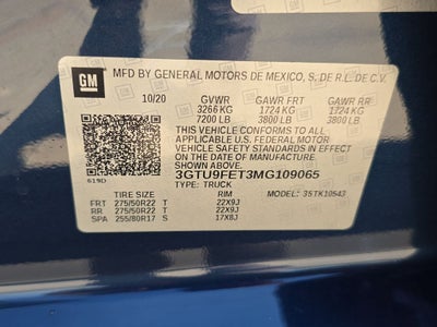 2021 GMC Sierra 1500 Denali CUSTOME 9 INCH LIFTWITH 26 INCH AMERICAN FORCES