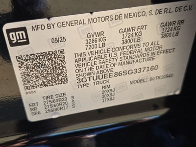 2025 GMC Sierra 1500 AT4