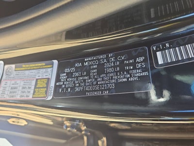 2025 Kia K4 LXS