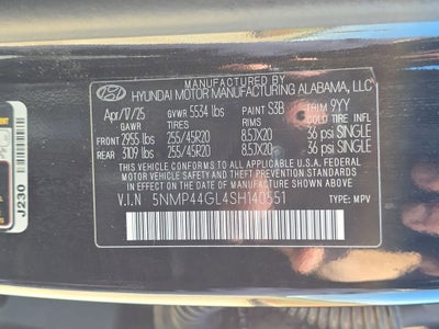 2025 Hyundai Santa Fe Limited