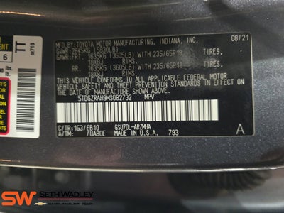 2021 Toyota Highlander XLE