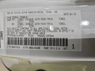 2018 Toyota Tacoma Base