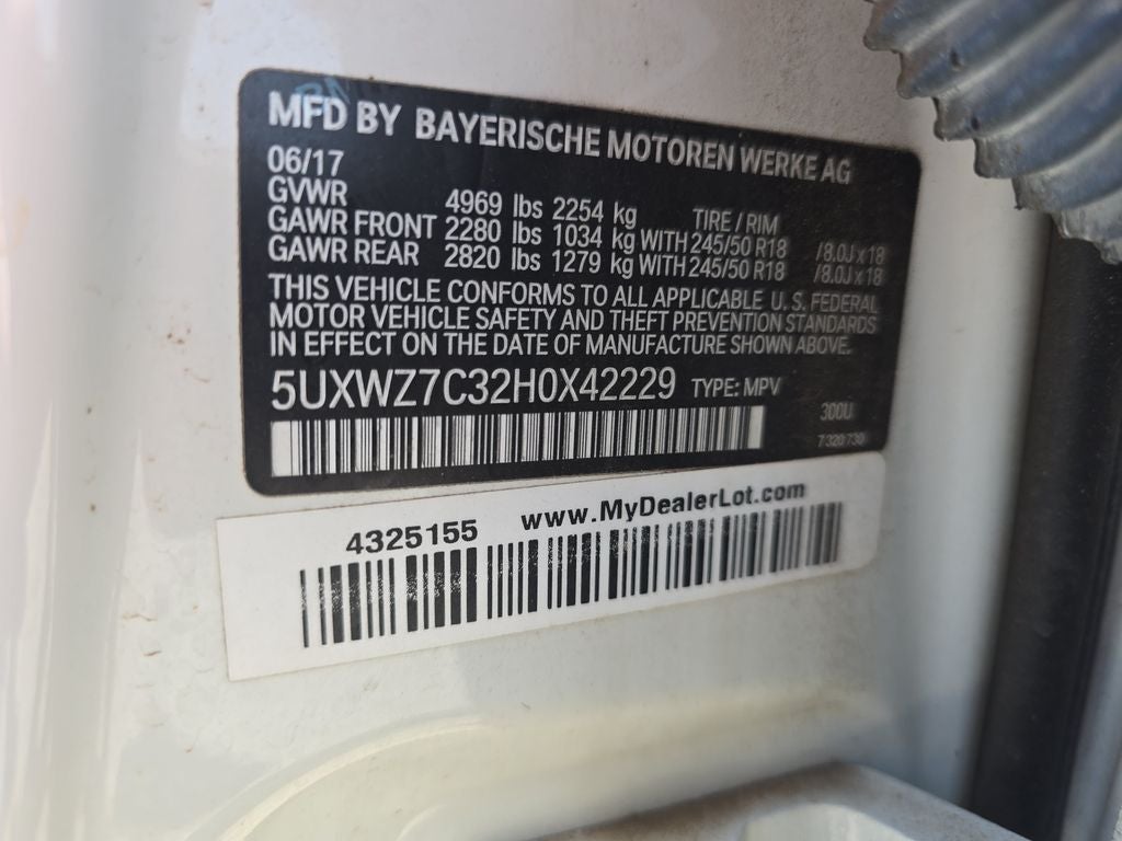 2017 BMW X3 sDrive28i
