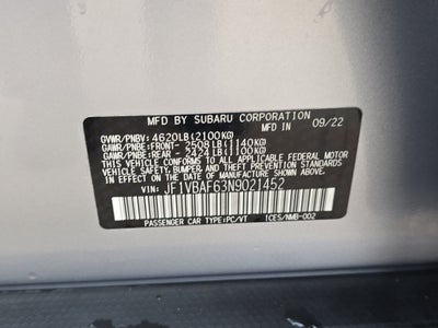 2022 Subaru WRX Premium