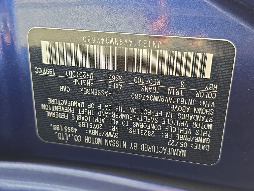 2022 Nissan Rogue Sport S