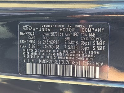 2024 Hyundai Palisade SEL 7 Passenger