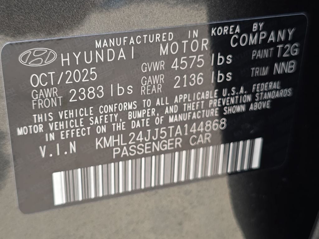 2026 Hyundai Sonata Hybrid Blue