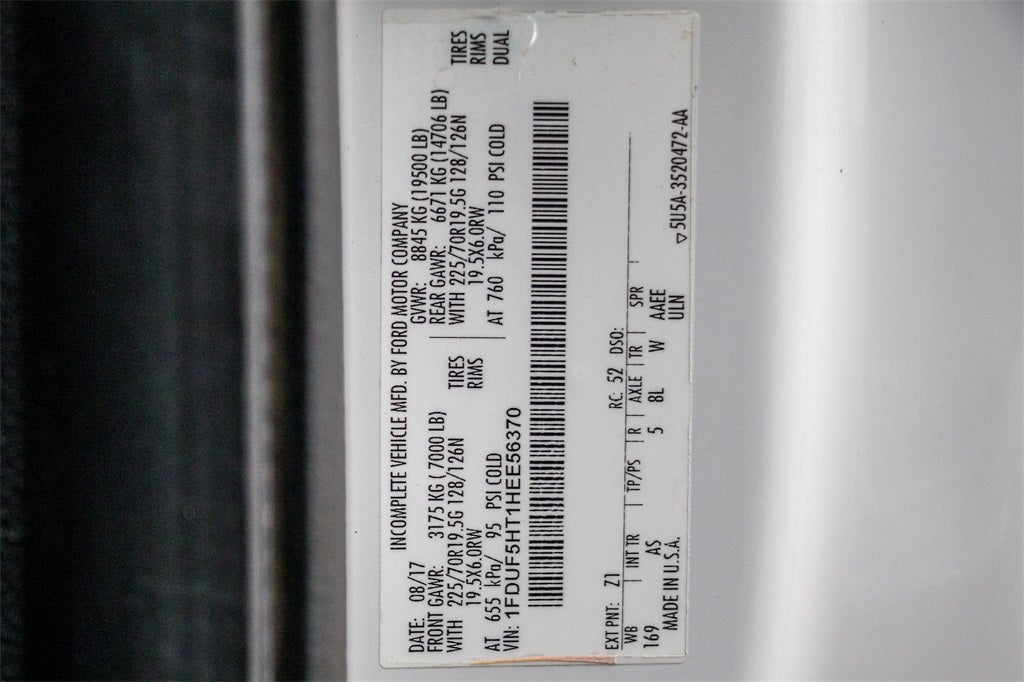 2017 Ford F-550SD XL DRW