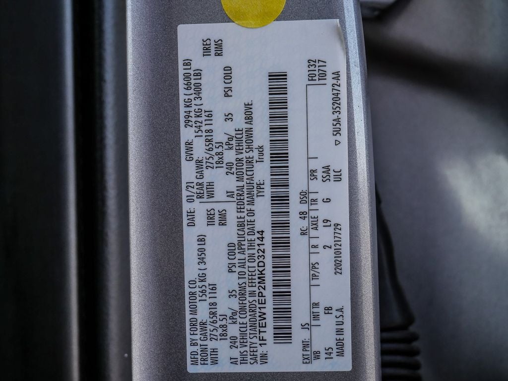 2021 Ford F-150 XLT Sport