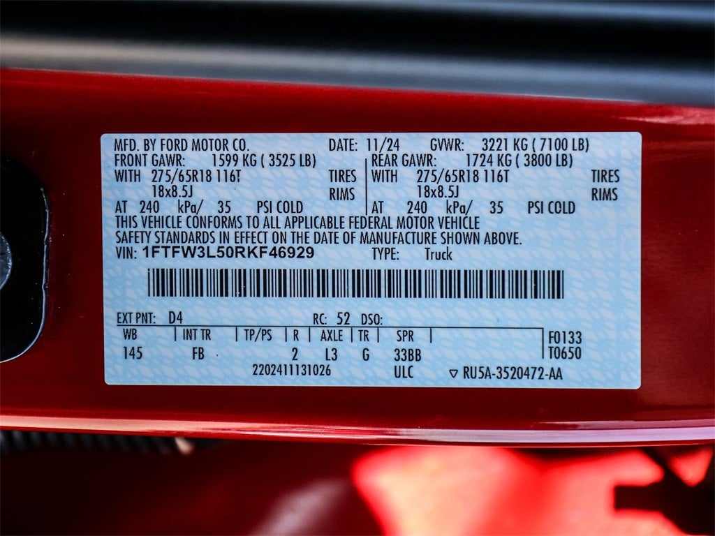 2024 Ford F-150 XLT FX4