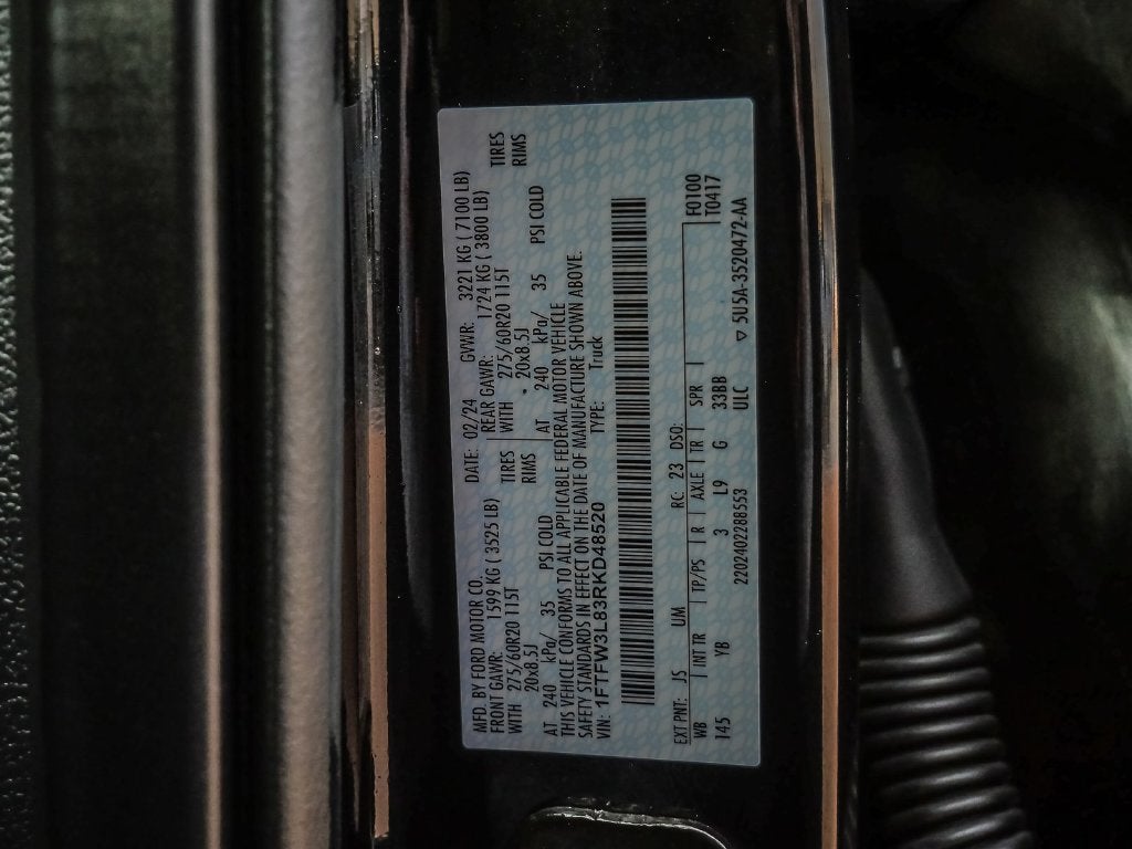 2024 Ford F-150 XLT Heritage FX4