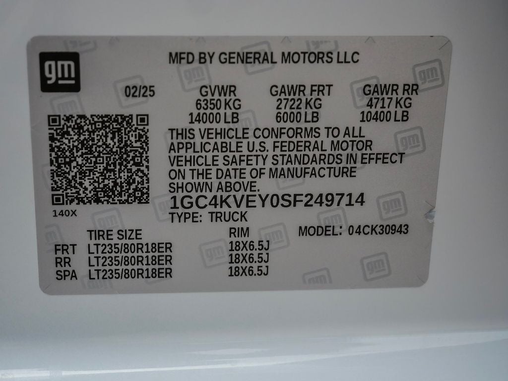 2025 Chevrolet Silverado 3500HD High Country DRW