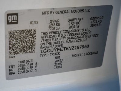 2022 Chevrolet Silverado 1500 LTD RST Z71