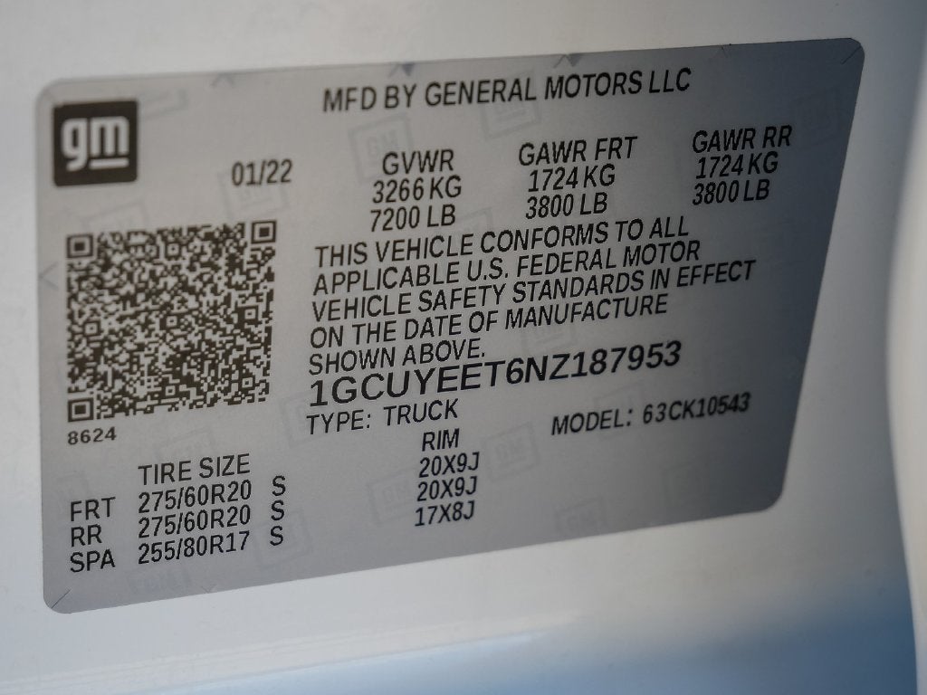2022 Chevrolet Silverado 1500 LTD RST Z71