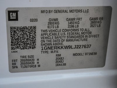 2020 Chevrolet Traverse Premier
