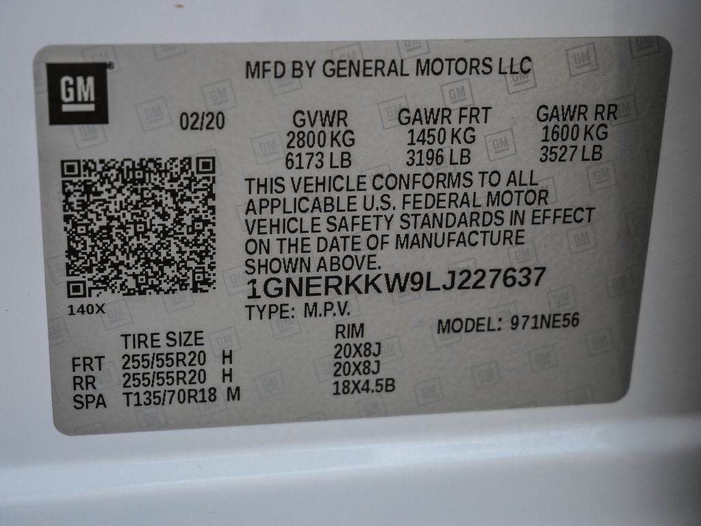2020 Chevrolet Traverse Premier