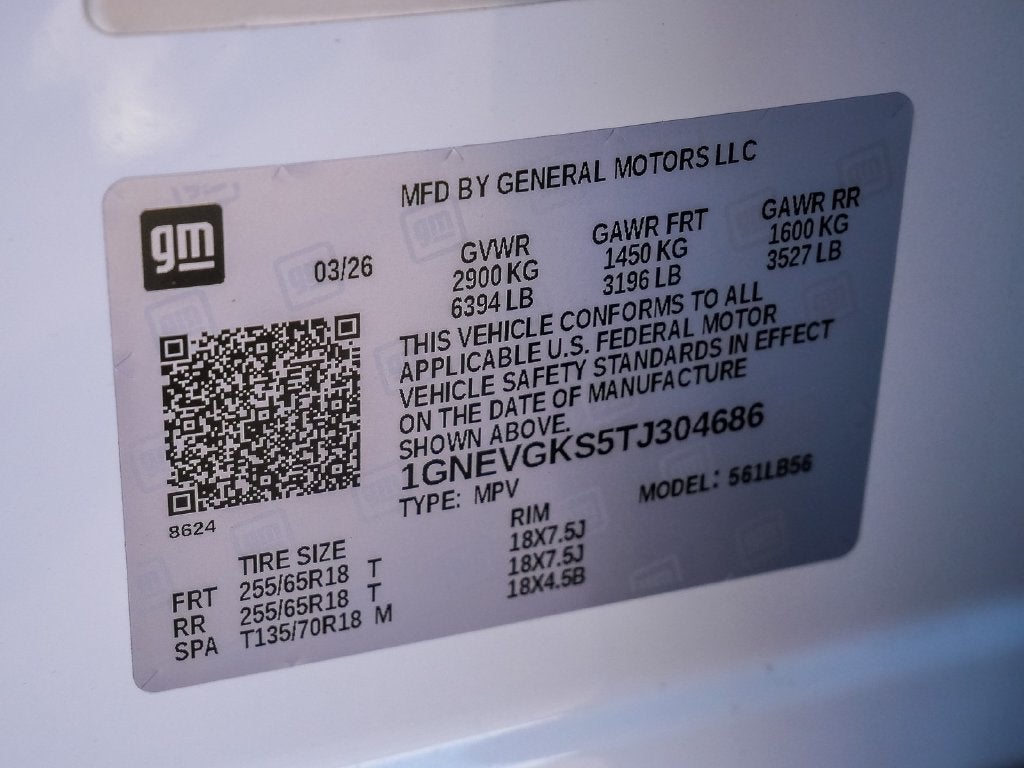 2026 Chevrolet Traverse LT