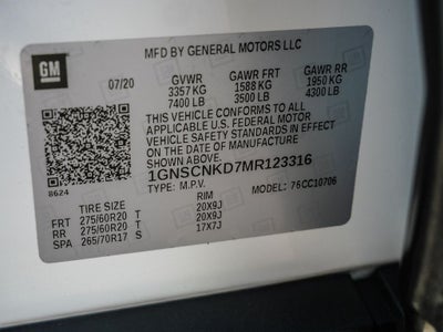 2021 Chevrolet Tahoe LT