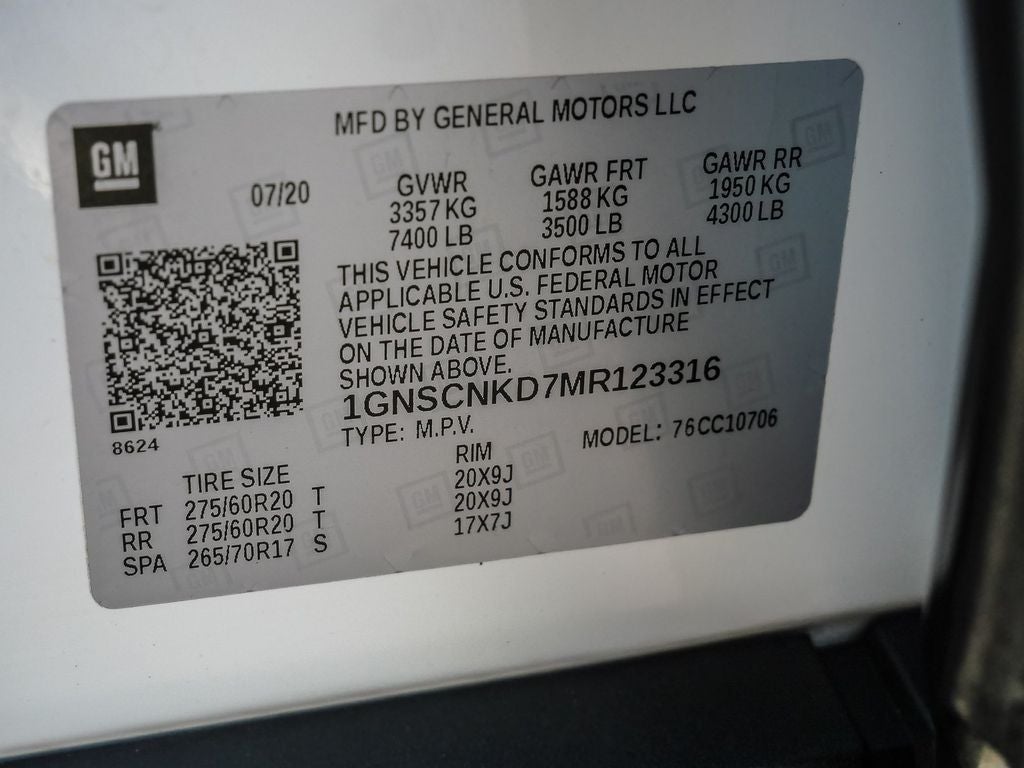 2021 Chevrolet Tahoe LT