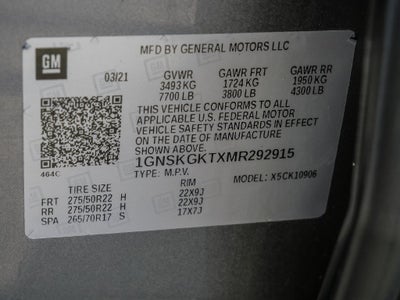 2021 Chevrolet Suburban High Country